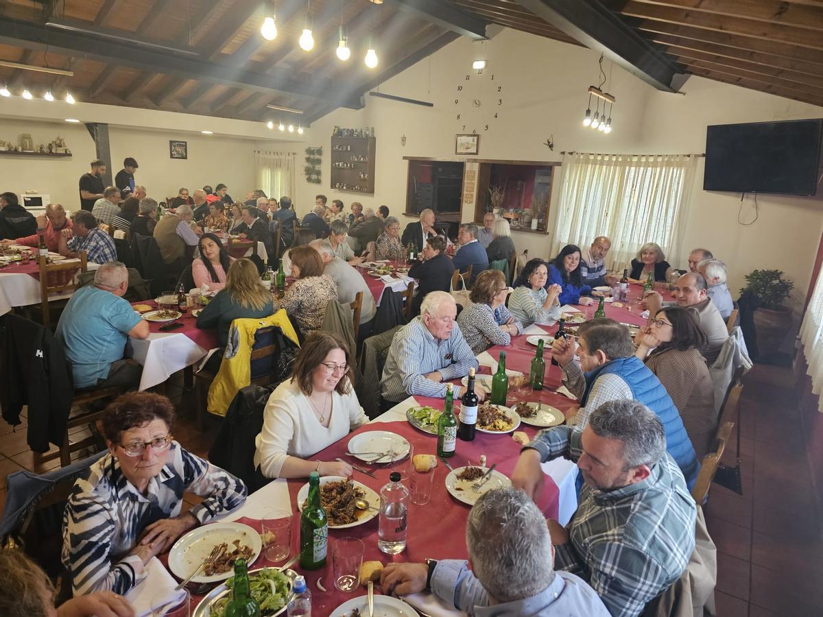 Un momento de la comida.