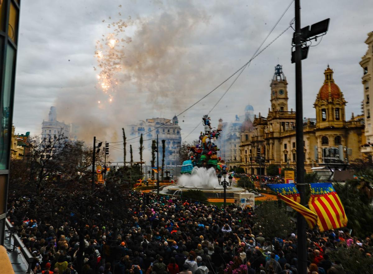 La mascletà del 18 de marzo, en imágenes La mascletà del 18 de marzo, en imágenes