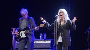 Patti Smith, durante su actuación el 8 de agosto del 2019, en el Festival de la Porta Ferrada.