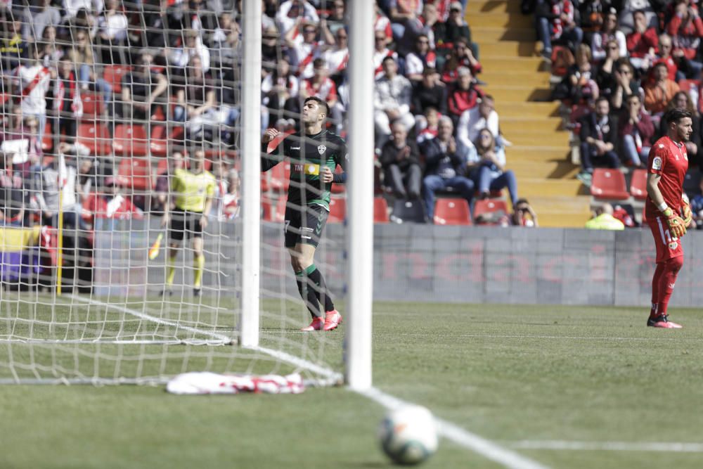 Rayo Vallecano - Elche CF: Las imágenes del partido