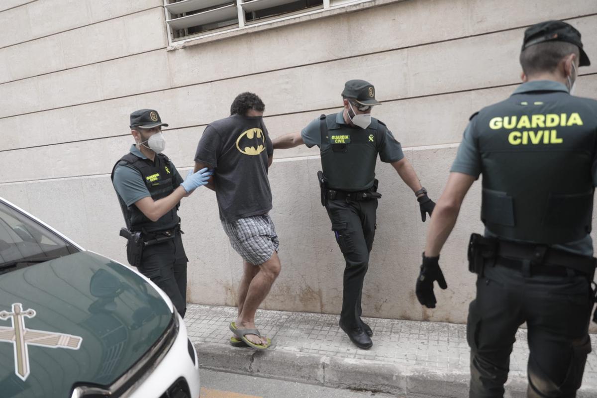 El acusado de matar al joven, hoy en el juzgado de Inca