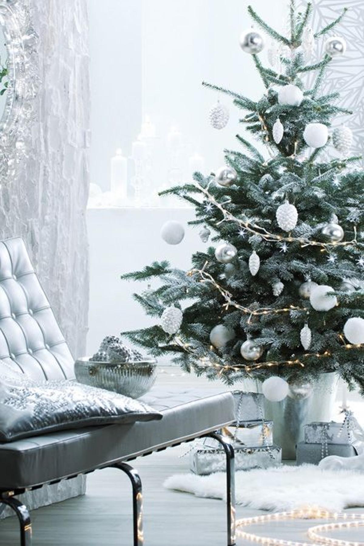 Shopping Deco, revista, decoración, casa, hogar, piso, fiestas, Navidad, árbol, plata, oro, rojo