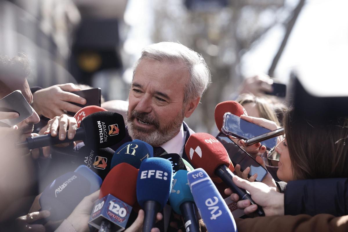 El presidente del PP aragonés, Jorge Azcón.