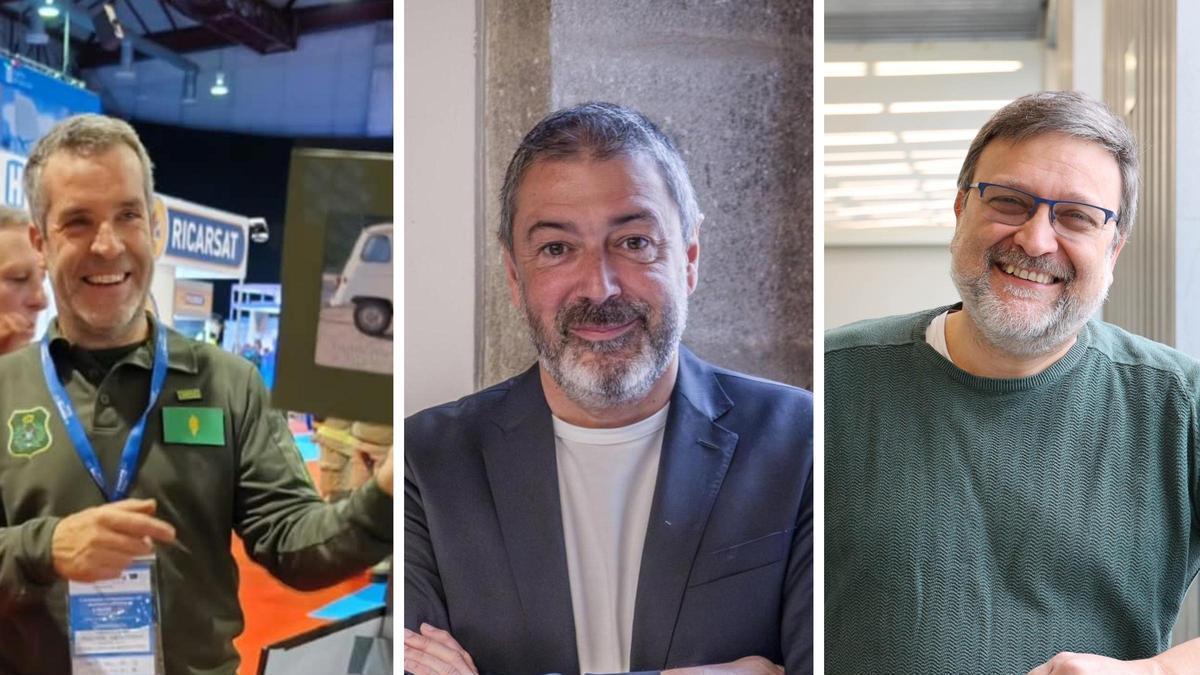 Félix Pérez de la Fuente, Luciano González Alfaya y Juan Picos Martín analizan la situación de Galicia respecto a los incendios.