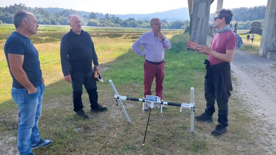 Comienza la inspección con drones e infrarrojos de las Torres de Oeste en Catoira