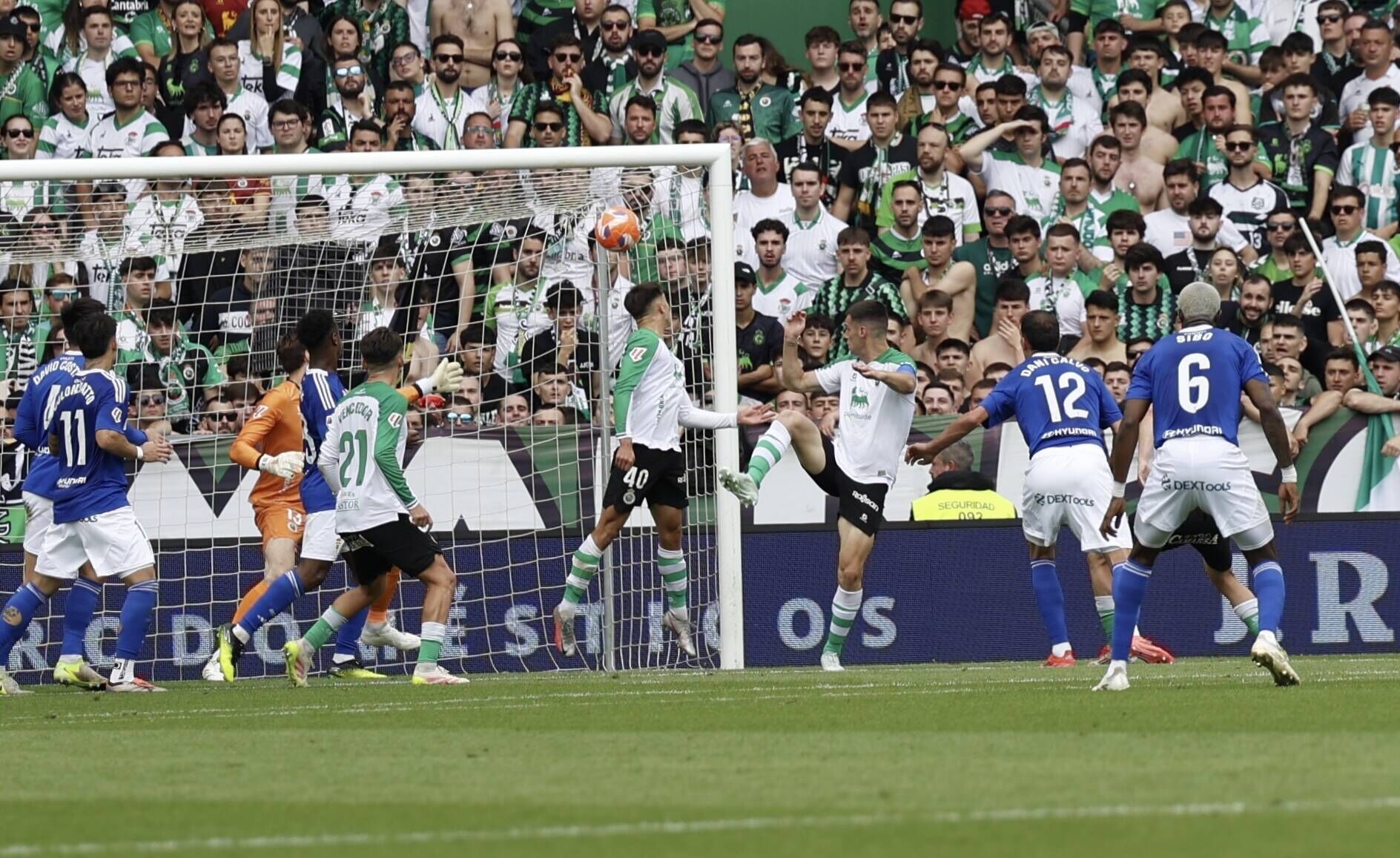 Así fue el partido entre el Real Oviedo y el Racing de Santander