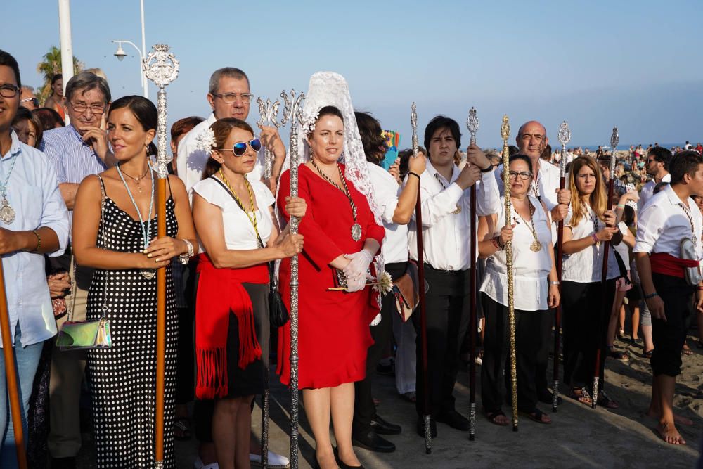 La Virgen del Carmen, en Pedregalejo