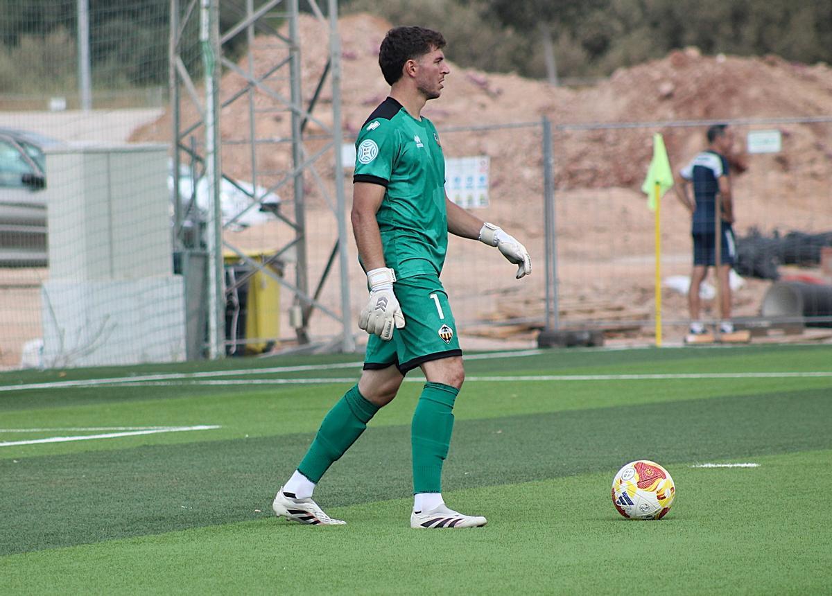 Calavia jugó unos minutos en el amistoso del Castellón B.