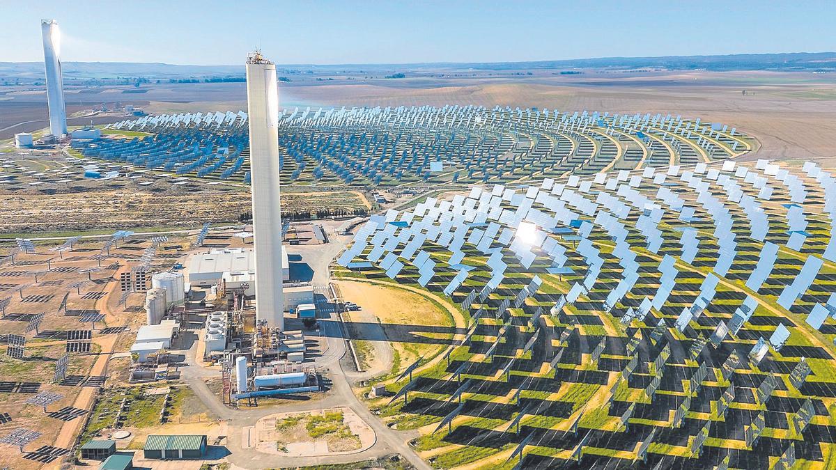 Instal·lació d'energia solar a la província de Sevilla.