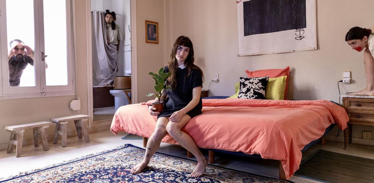 Un momento de la pieza &quot;Caso enterrado&quot;.