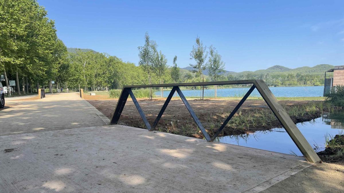Una imatge de les millores a la zona esportiva de l'Estany.