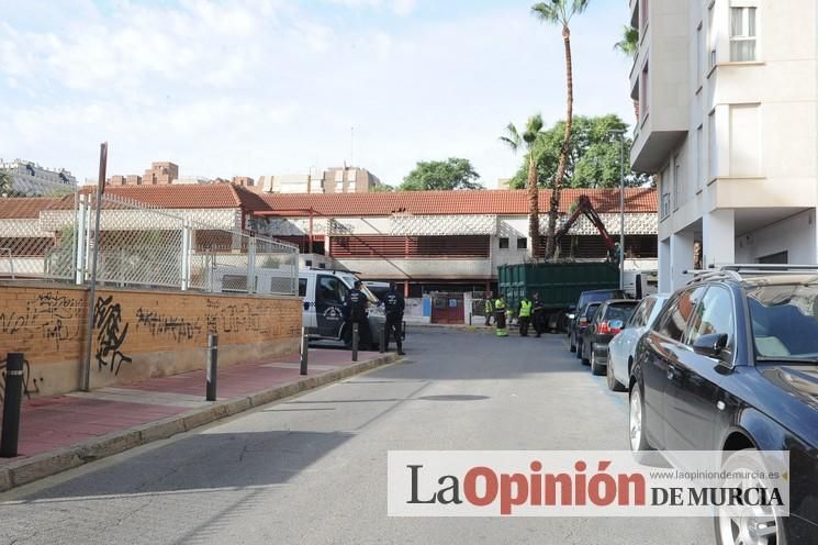 Desalojo y limpieza de la guardería de La Fama