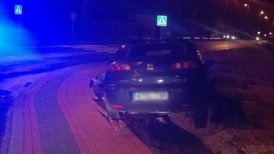 Cazada en Churra cuando cuadriplicaba la tasa de alcohol al volante