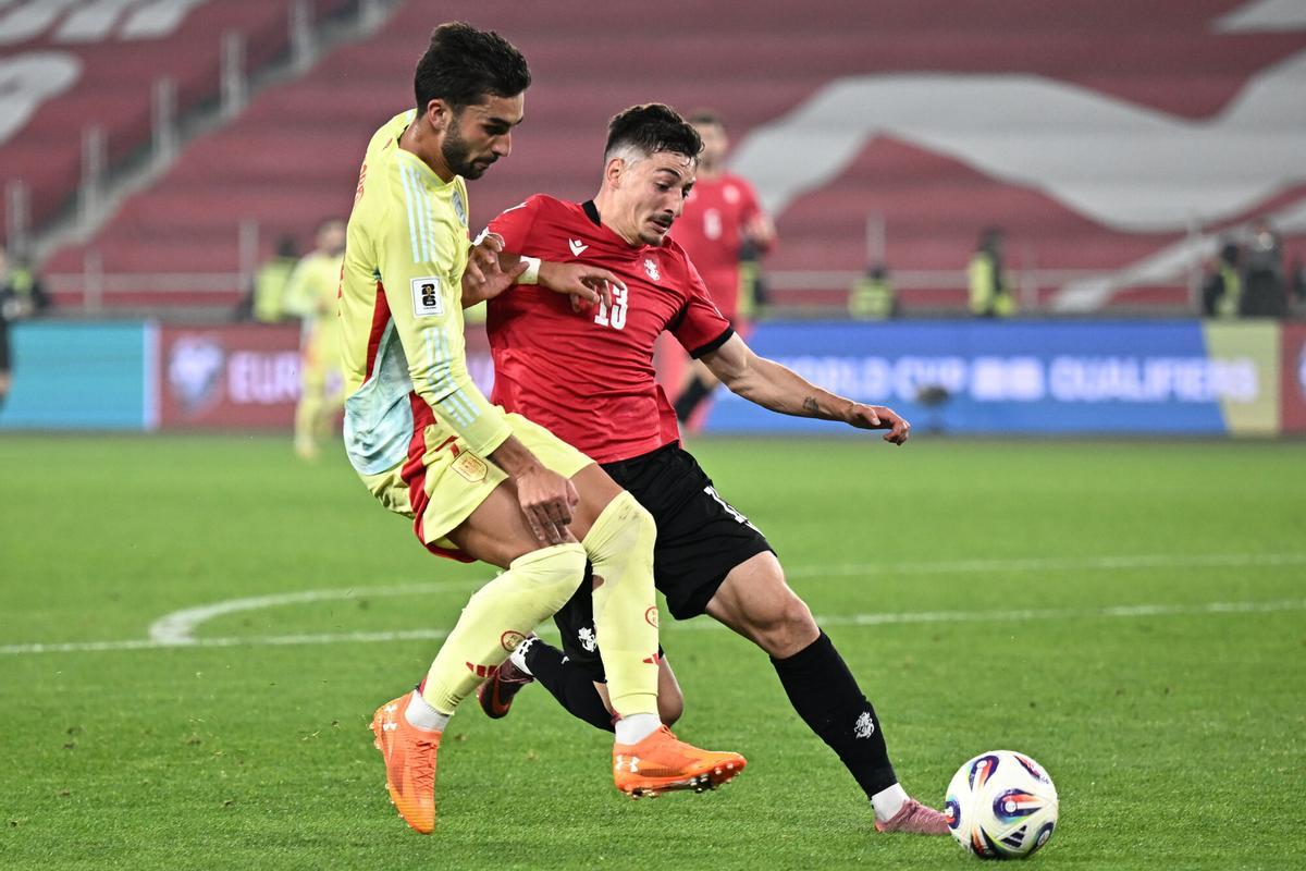 Clasificación para el Mundial 2026: Georgia - España.