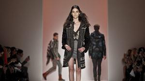Liu Wen, primera model asiàtica en la passarel·la de la Setmana de la Moda de Nova York.