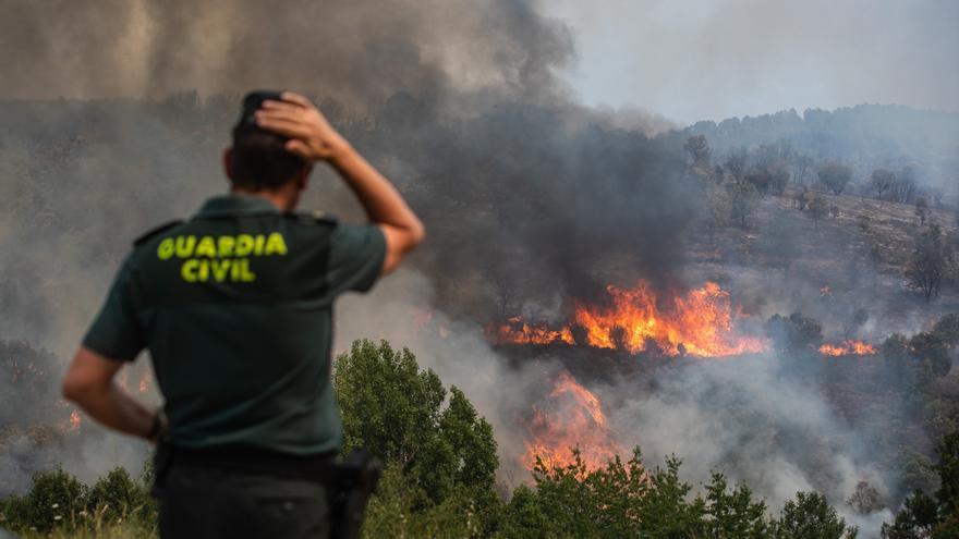 GALERÍA | Las imágenes del incendio originado en Figueruela