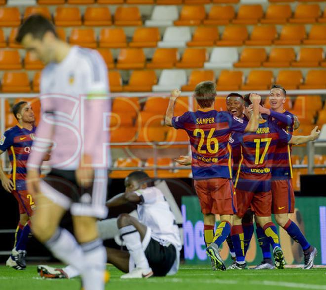 Las imágenes del Valencia, 1 - FC Barcelona, 1