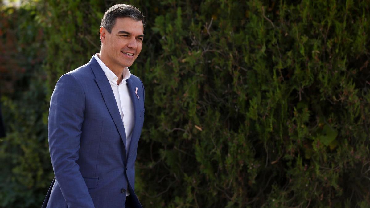 El presidente del Gobierno, Pedro Sánchez