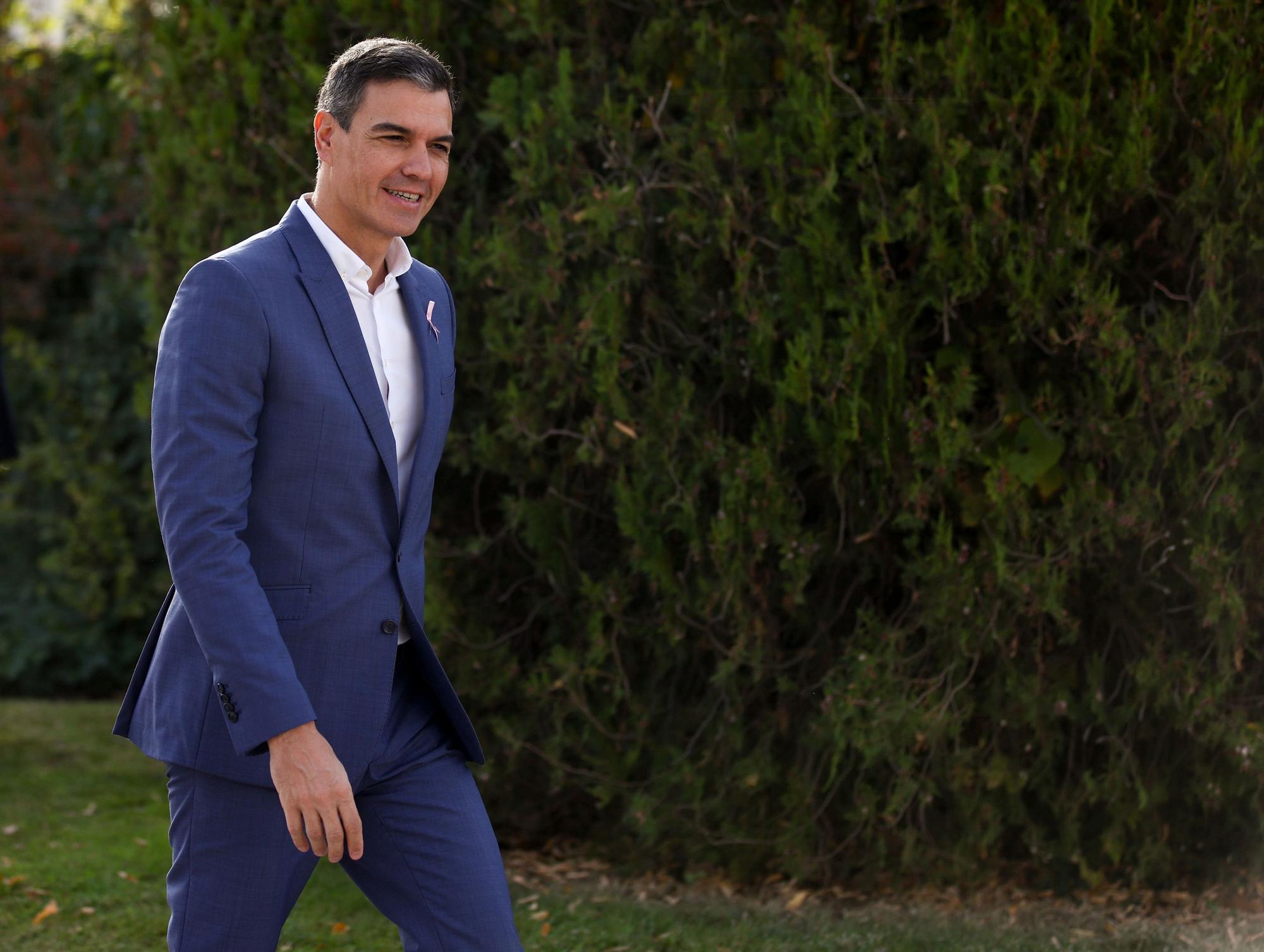 El presidente del Gobierno, Pedro Sánchez