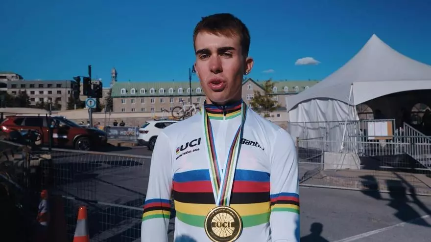 Benjamín Noval se proclama campeón del Mundo Júnior de contrarreloj
