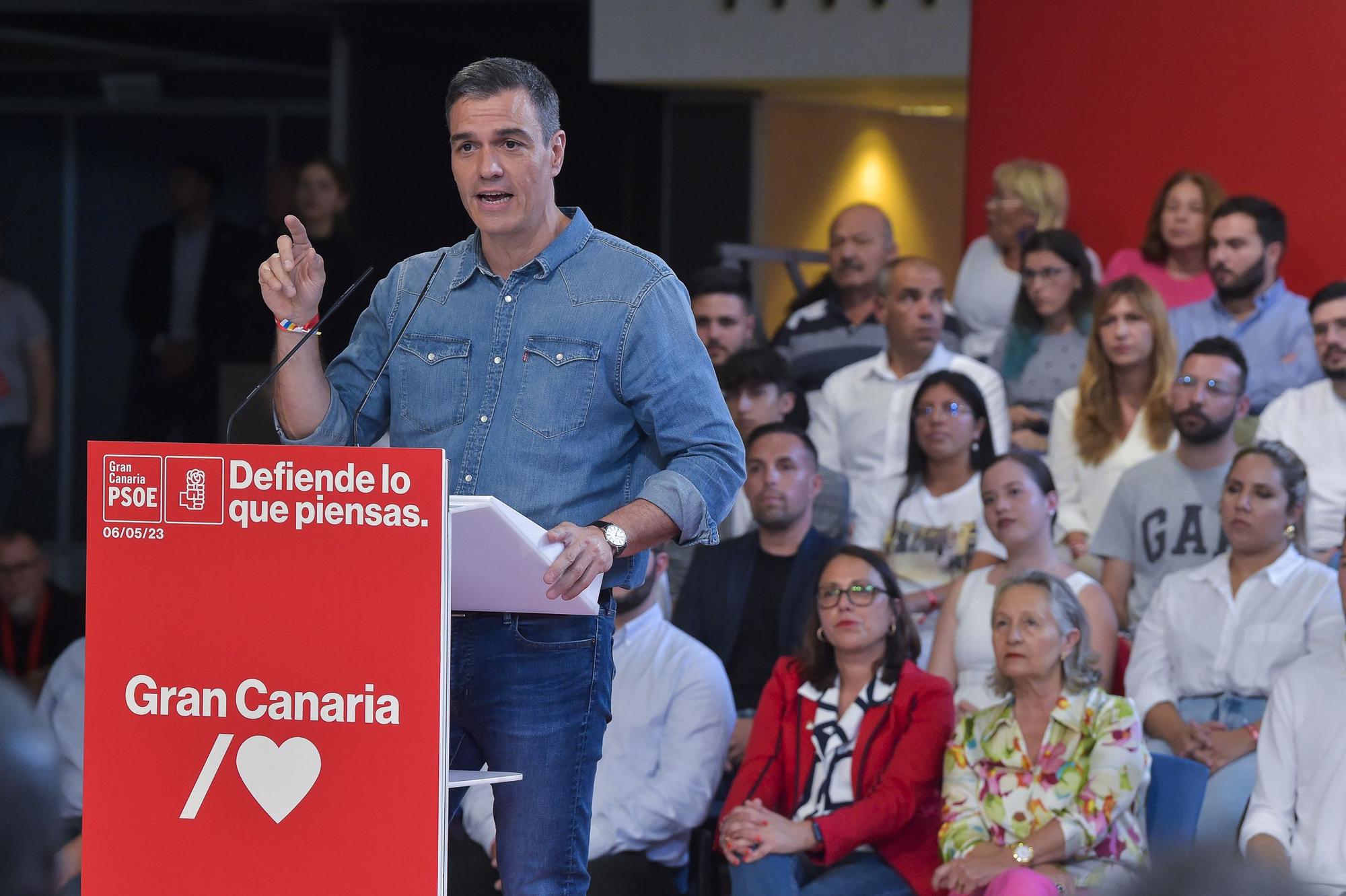 Mitin de Pedro Sánchez en Gran Canaria