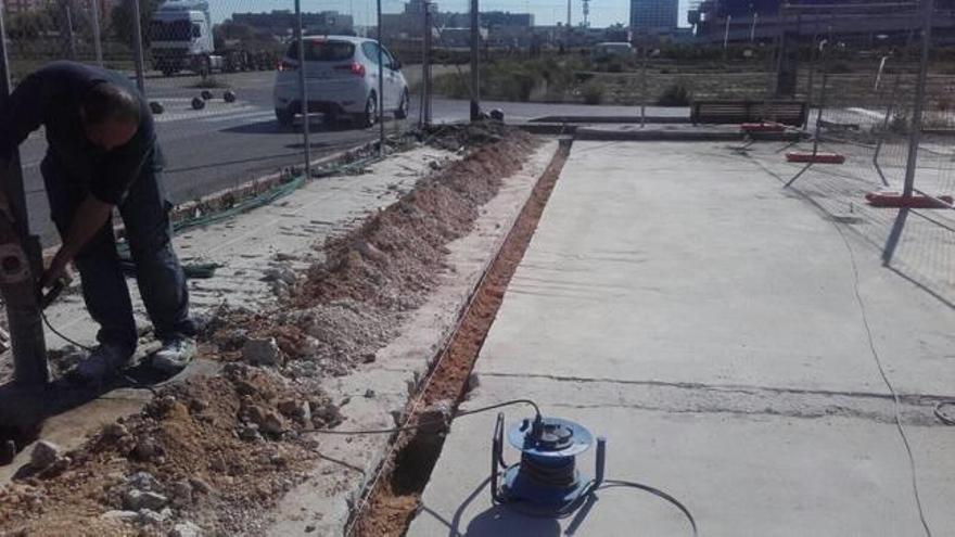 Obras de mejora en los parques del Sequer y de los Alfalares