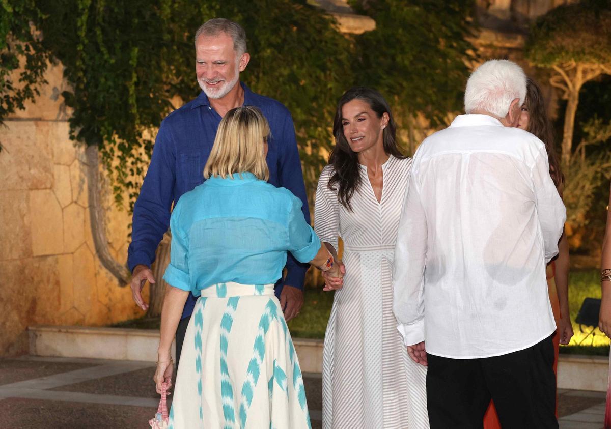Les imatges de la recepció estival de la Família Reial a Mallorca