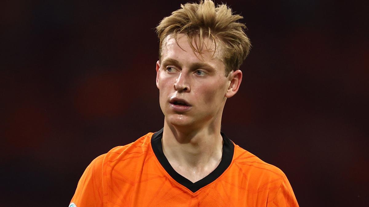 De Jong, durante un partido de Países Bajos en la Eurocopa