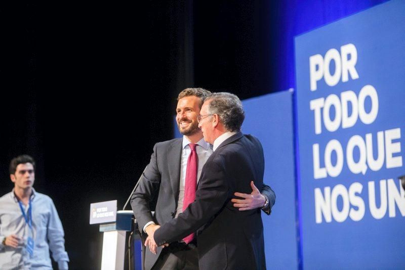 Mitin de Pablo Casado en Zaragoza el 6 de noviembre de 2019