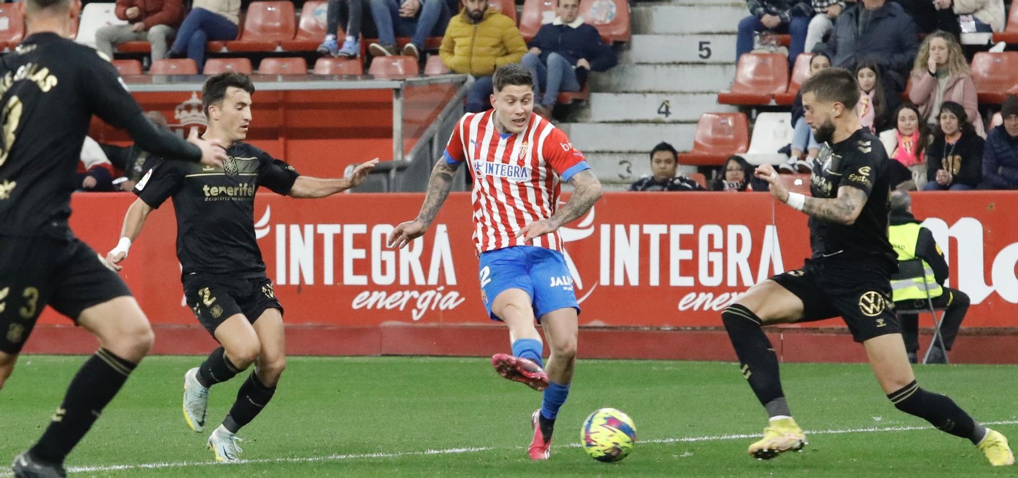 Así se vivió el encuentro entre el Sporting y el Tenerife