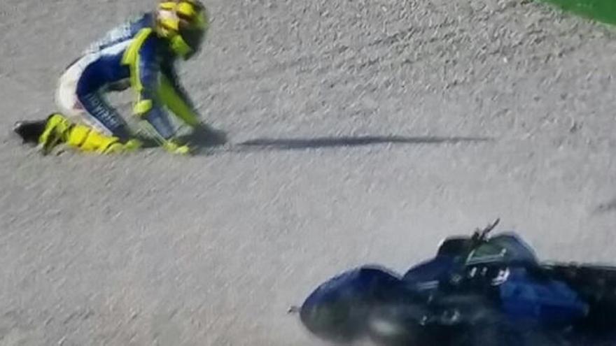 Rossi se reserva y acaba por los suelos