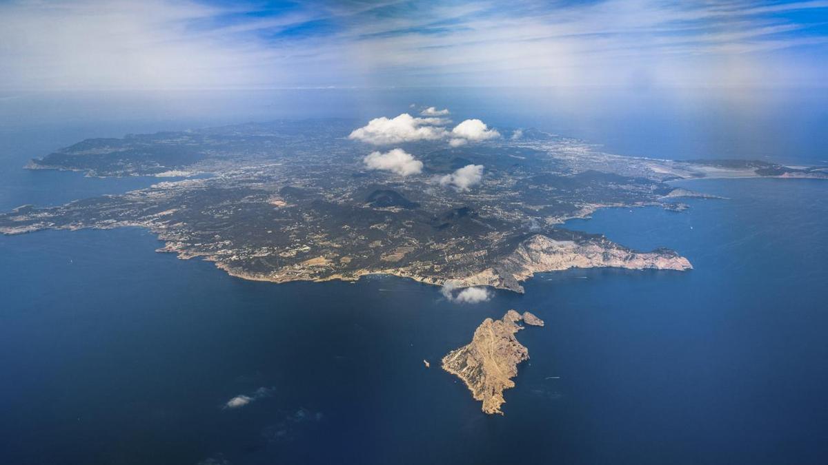 Vista aérea del municipio de Sant Josep