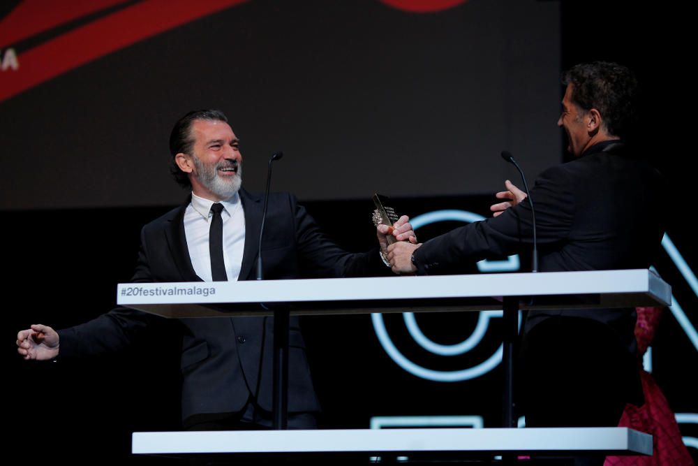 Antonio Banderas, Biznaga de Oro honorífica del Festival de Málaga