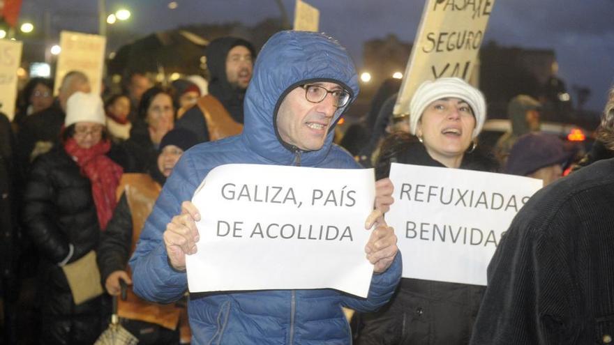 Manifiestación en A Coruña por los refugiados