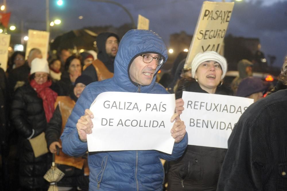 Manifiestación en A Coruña por los refugiados