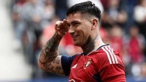 El Chimy Ávila vuelve a mostrar su mejor versión en Osasuna tras las dos roturas del ligamento cruzado de la rodilla