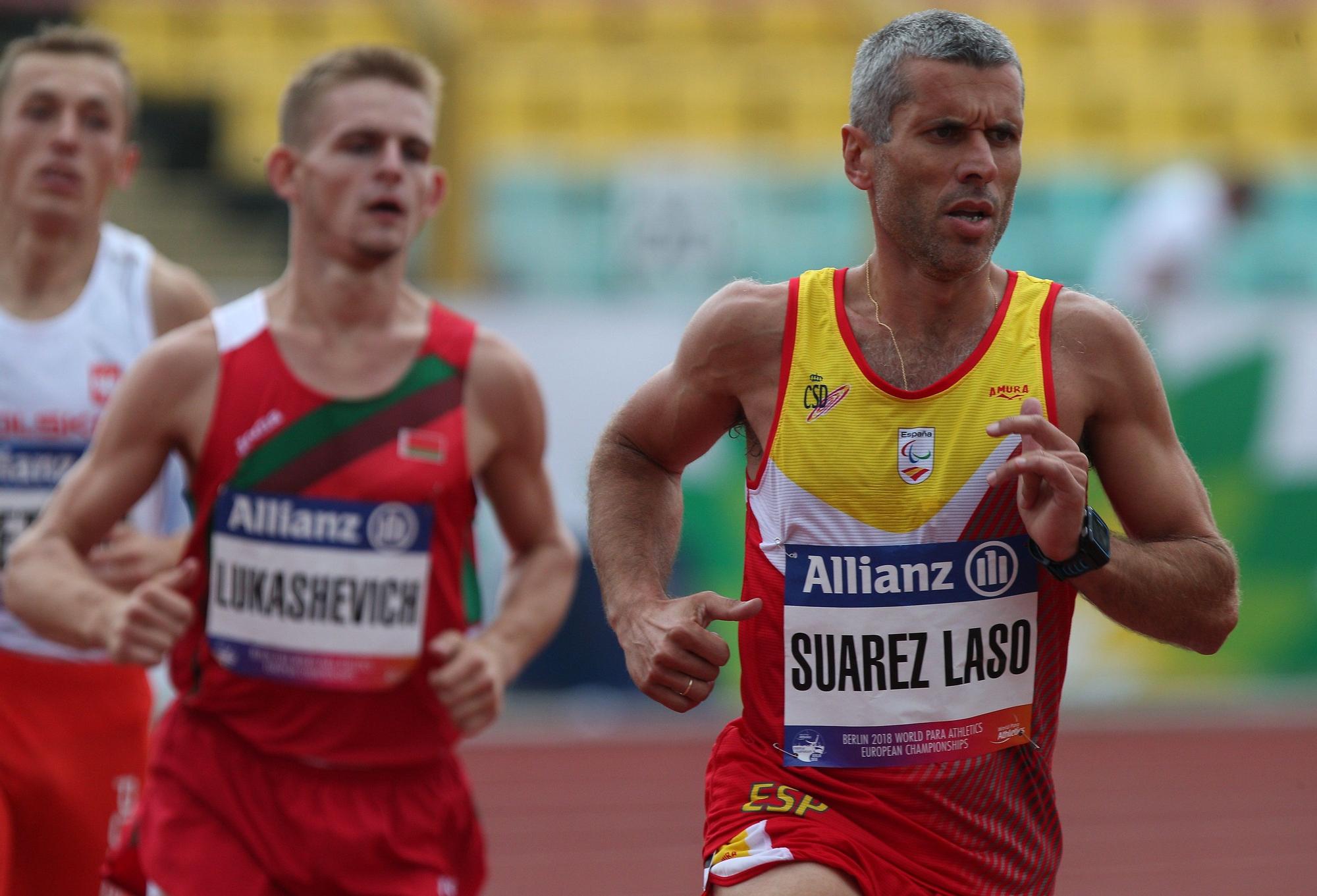 Alberto Suárez, durante la competición