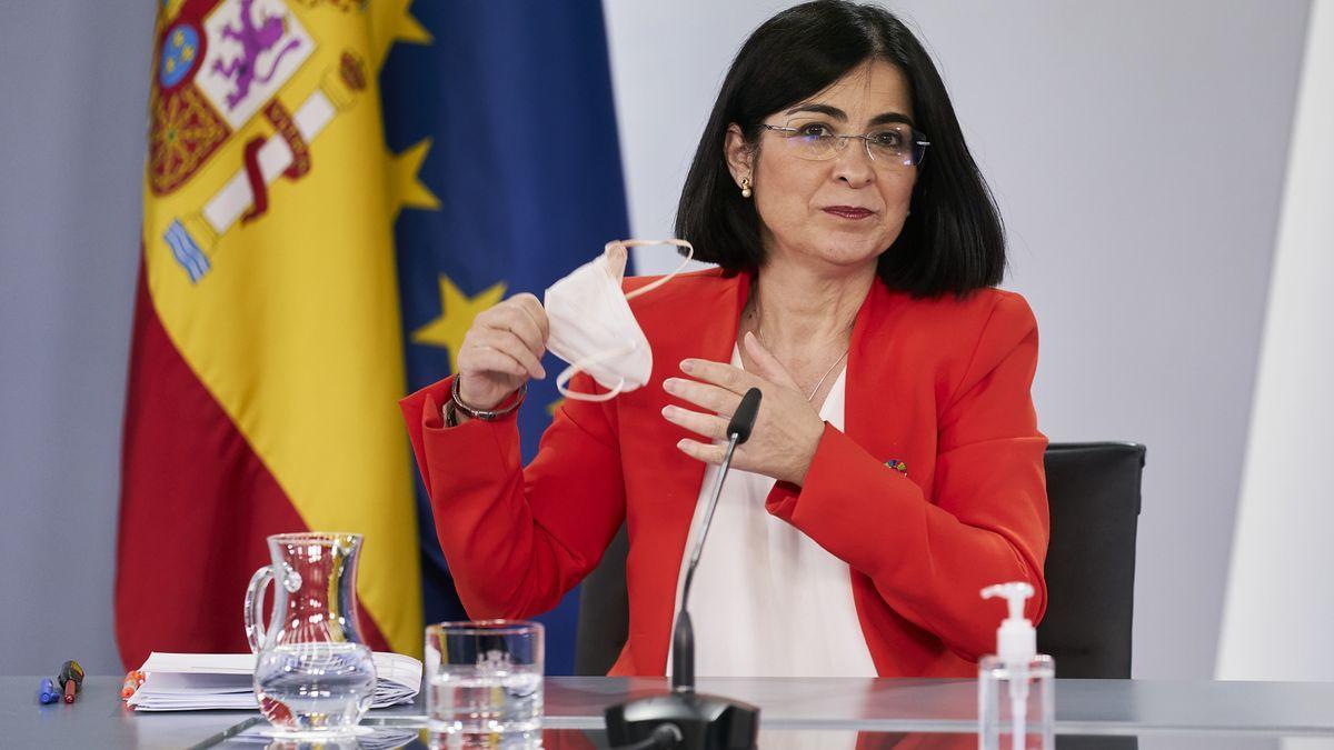 La ministra de Sanidad, Carolina Darias.