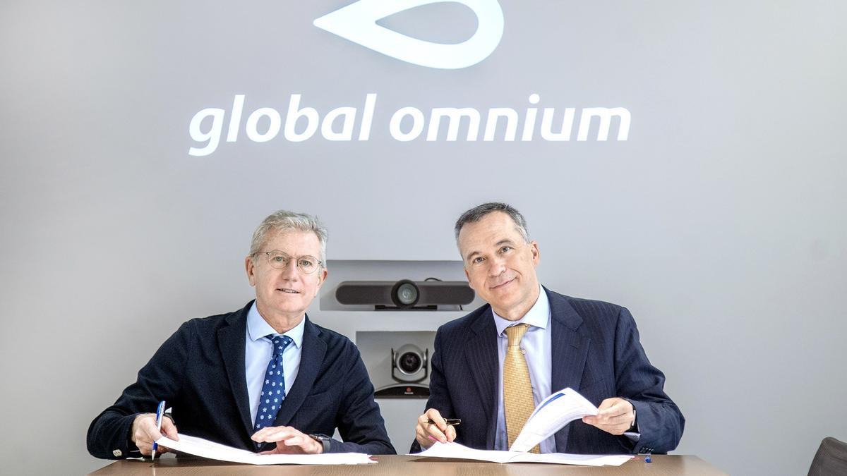 Global Omnium y AENOR firman un acuerdo de colaboración para promover soluciones relacionadas con la neutralidad en carbono y agua.