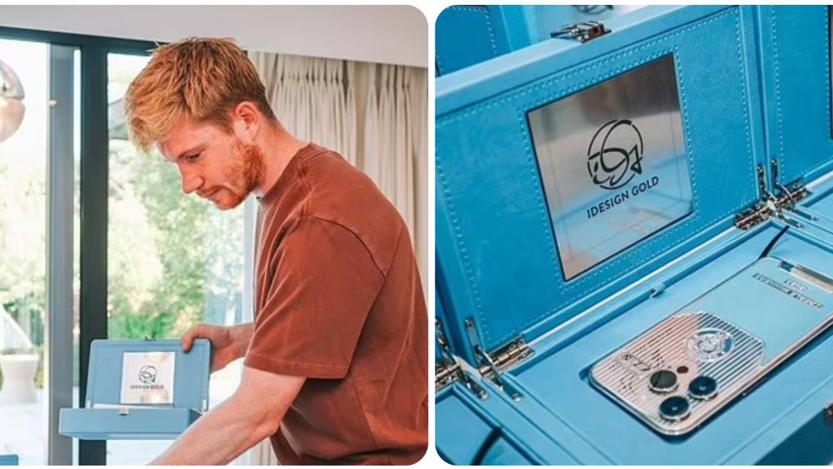 De Bruyne regala iPhone 14 Pro a sus compañeros
