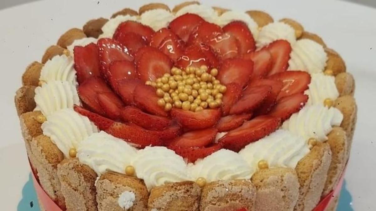 Tarta de la pastelería Dulciurile Crengutei