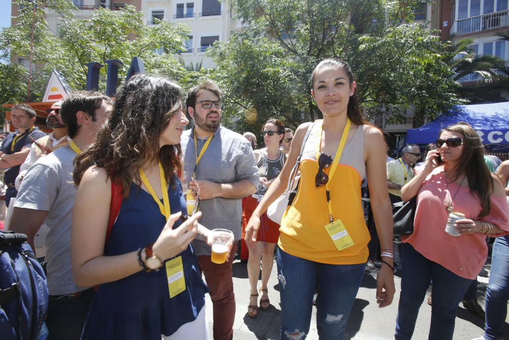 Mireia Mollà en la mascletà