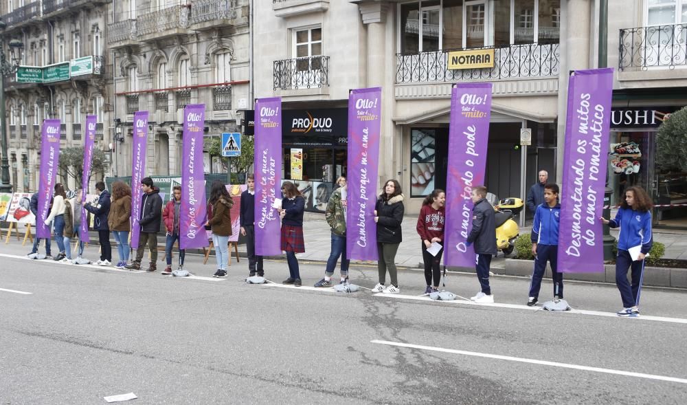 Clamor por el fin de la violencia machista en Vigo