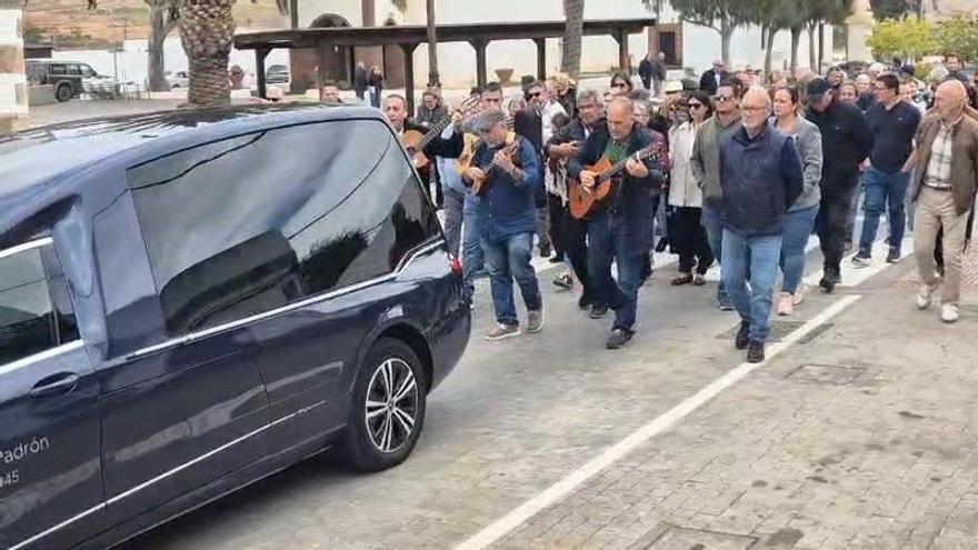 Entierro del afamado timplista  majorero Casimiro Camacho