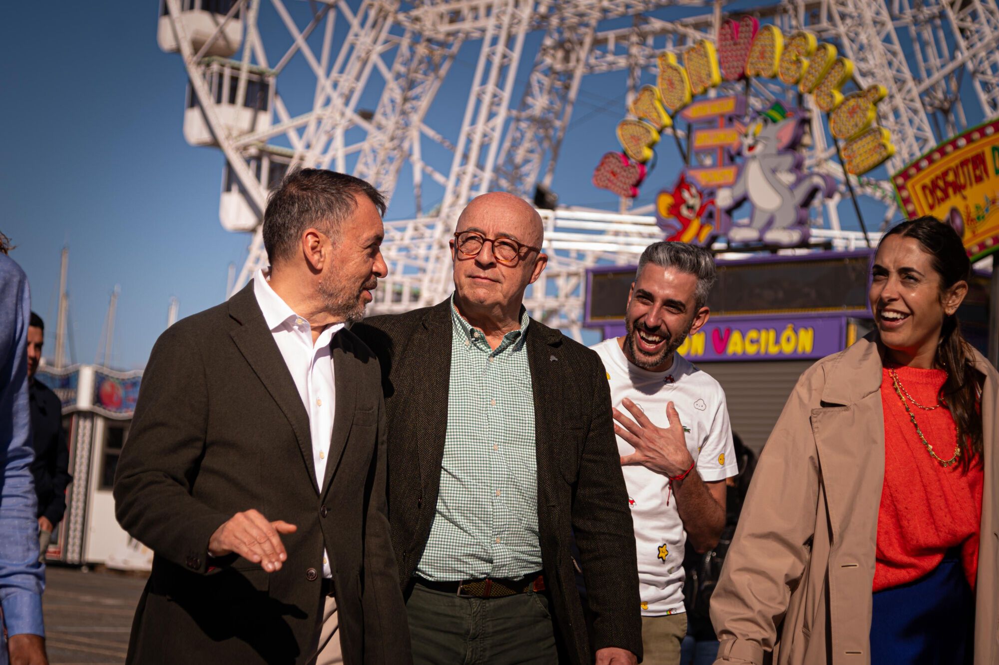 José Manuel Bermúdez visita la Feria de Atracciones por el Carnaval de Santa Cruz de Tenerife 2025