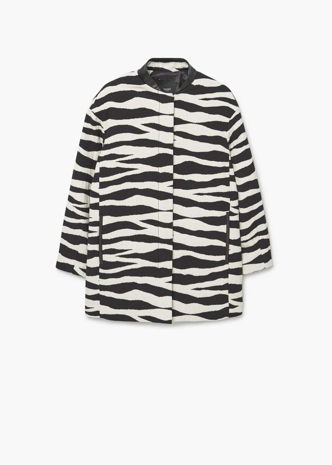 Rebajas Mango 2017: abrigo diseño animal