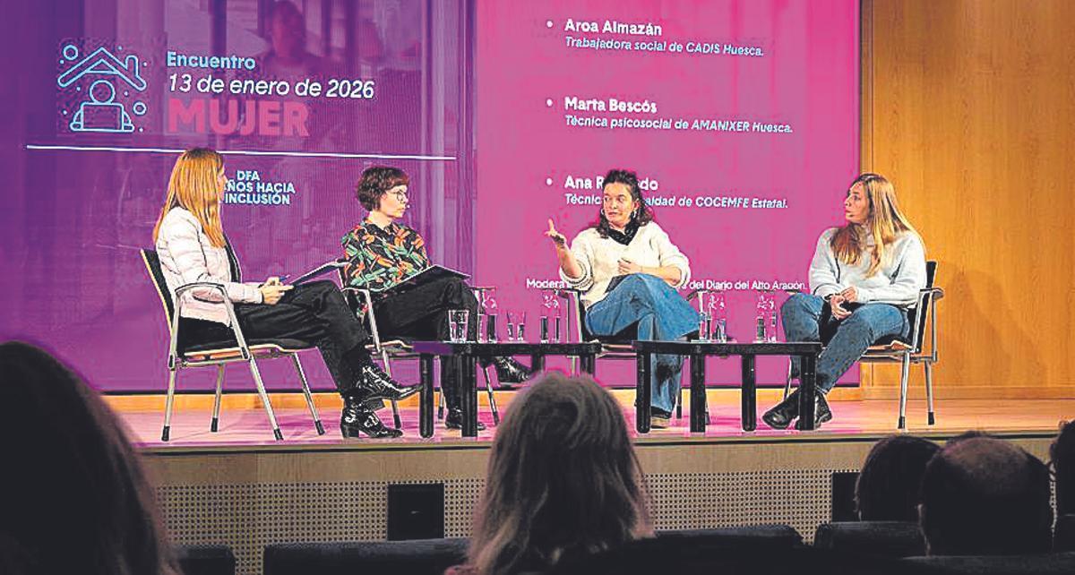Un momento del encuentro centrado en la mujer con discapacidad