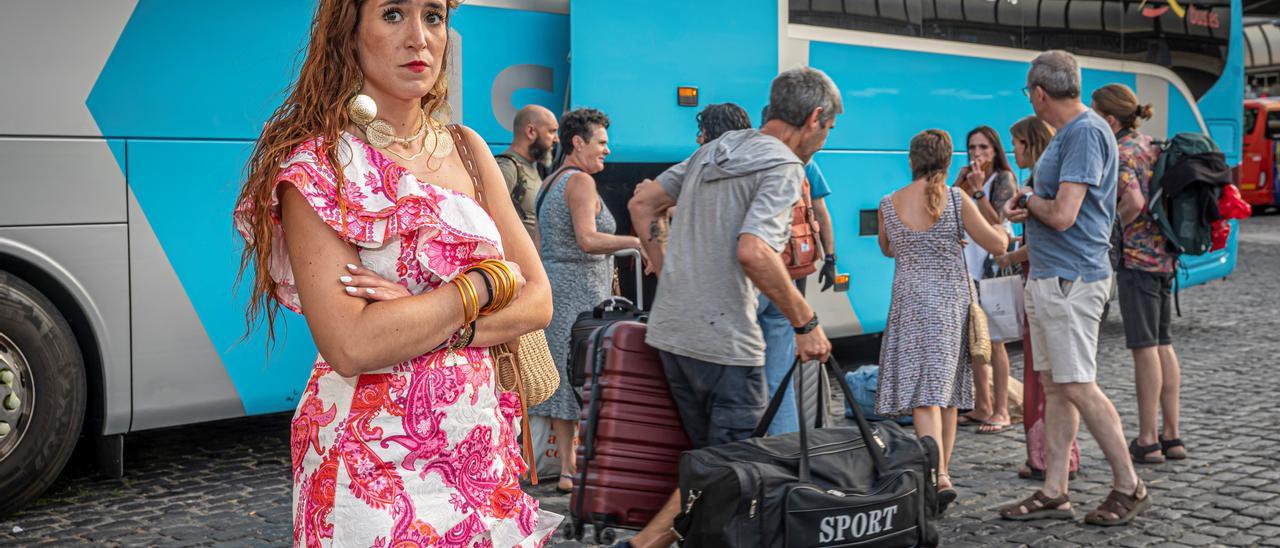 Maria S. Mas, una de las miles de barcelonesas que no se va de la ciudad en agosto