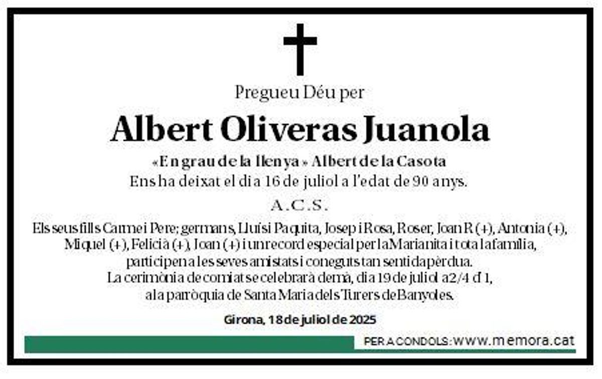 Albert Oliveras Juanola