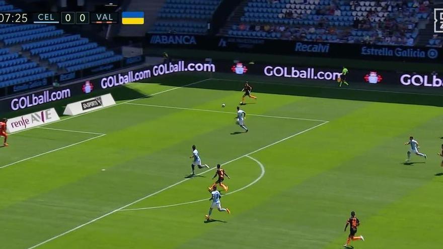 Conexión total: Diego López asiste y Kluivert hace el 0-1